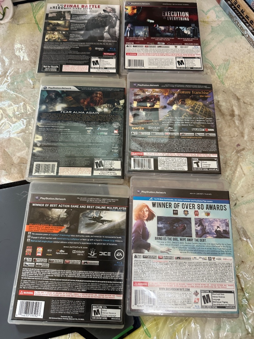 Lot of 15 PS3 Games Assassin's Creed Call of Duty Sniper Metal Gear Solid Hitman - Picture 9 of 11